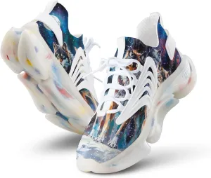 A Group of Wolves Moonnight Men's Running Shoes Lightweight Walking Shoe Breathable Sneaker