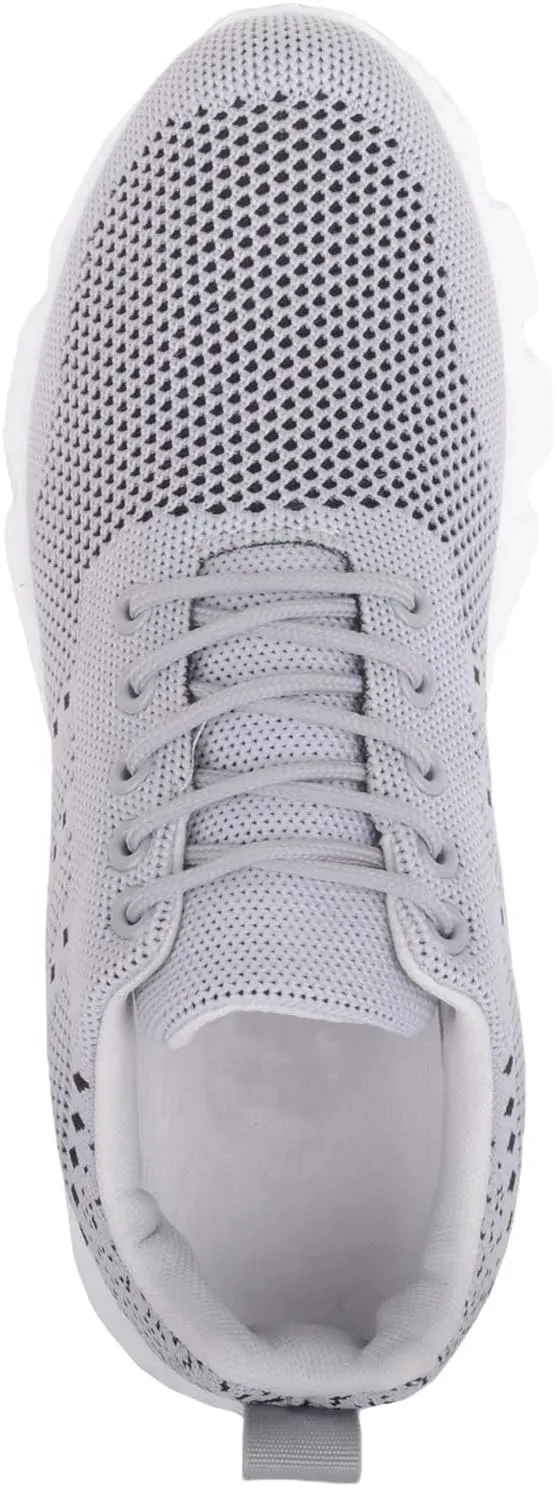 ABSOLUTE FOOTWEAR Womens Easy Slip On Lace Up Breathable Mesh Sports Trainers Sneakers