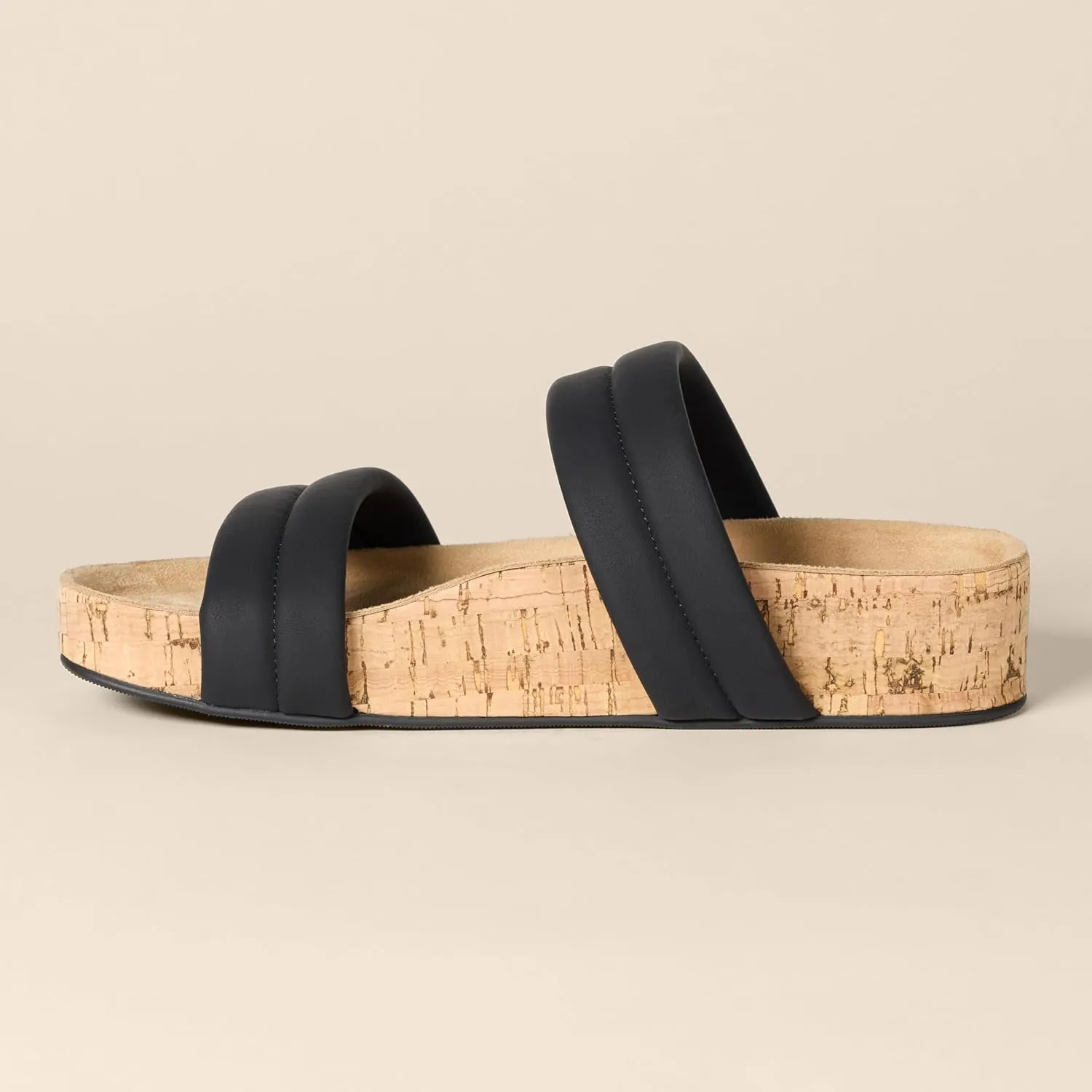 Amazon Essentials Women's Slide Cork Sandals