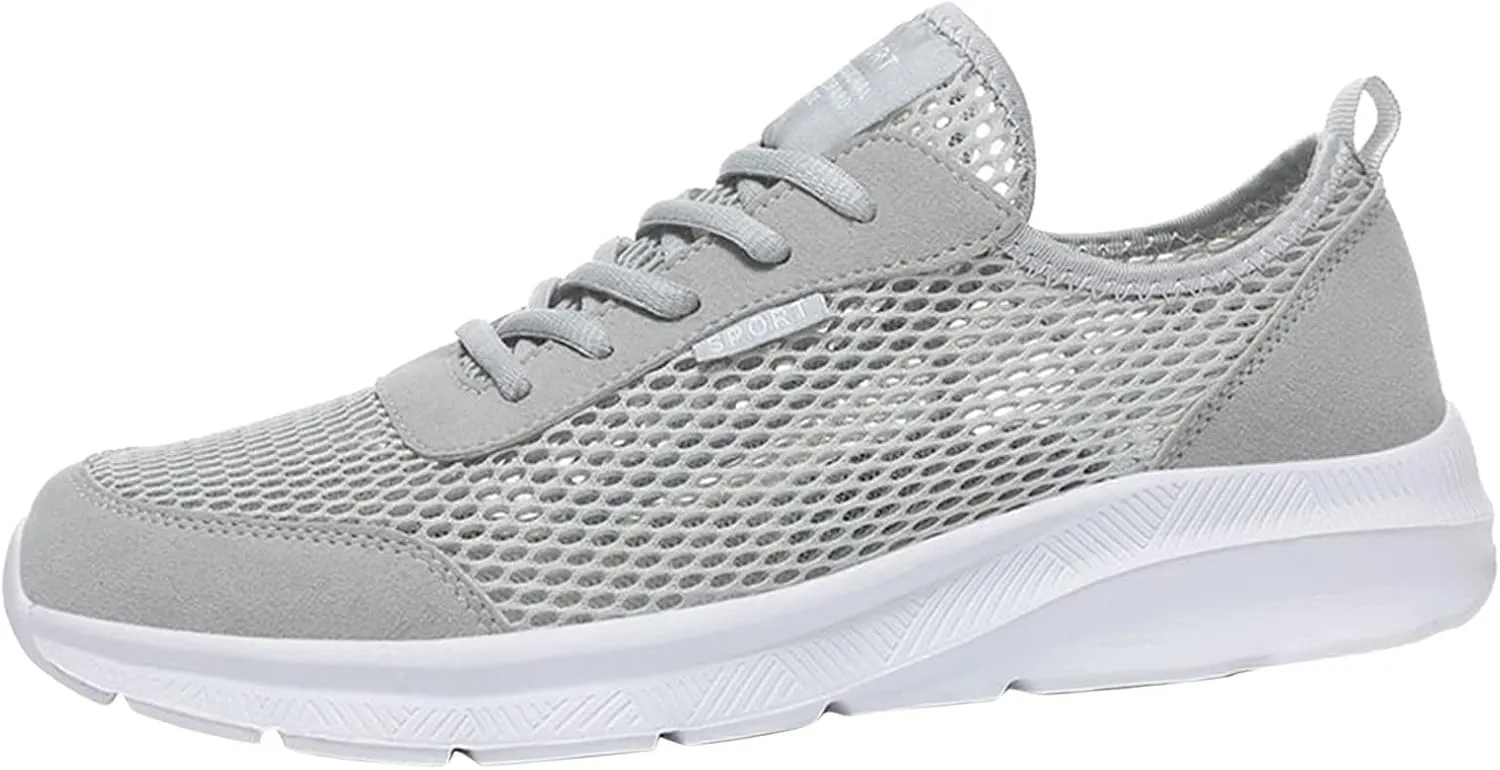 Arch Support Fitness Sneaker for Men Comfortable Breathable Lightweight Tennis Shoe Wide Walking Shoes for Men