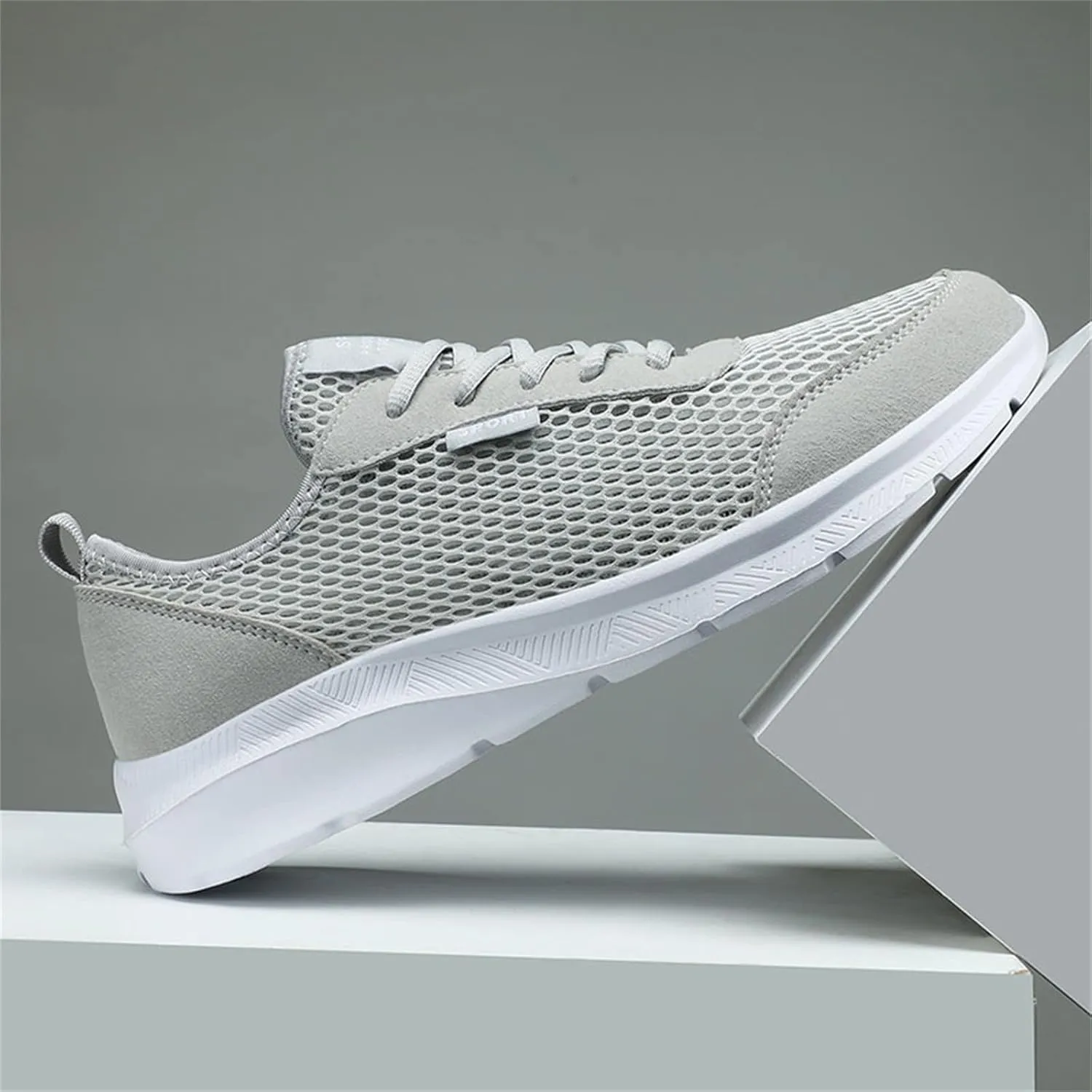Arch Support Fitness Sneaker for Men Comfortable Breathable Lightweight Tennis Shoe Wide Walking Shoes for Men