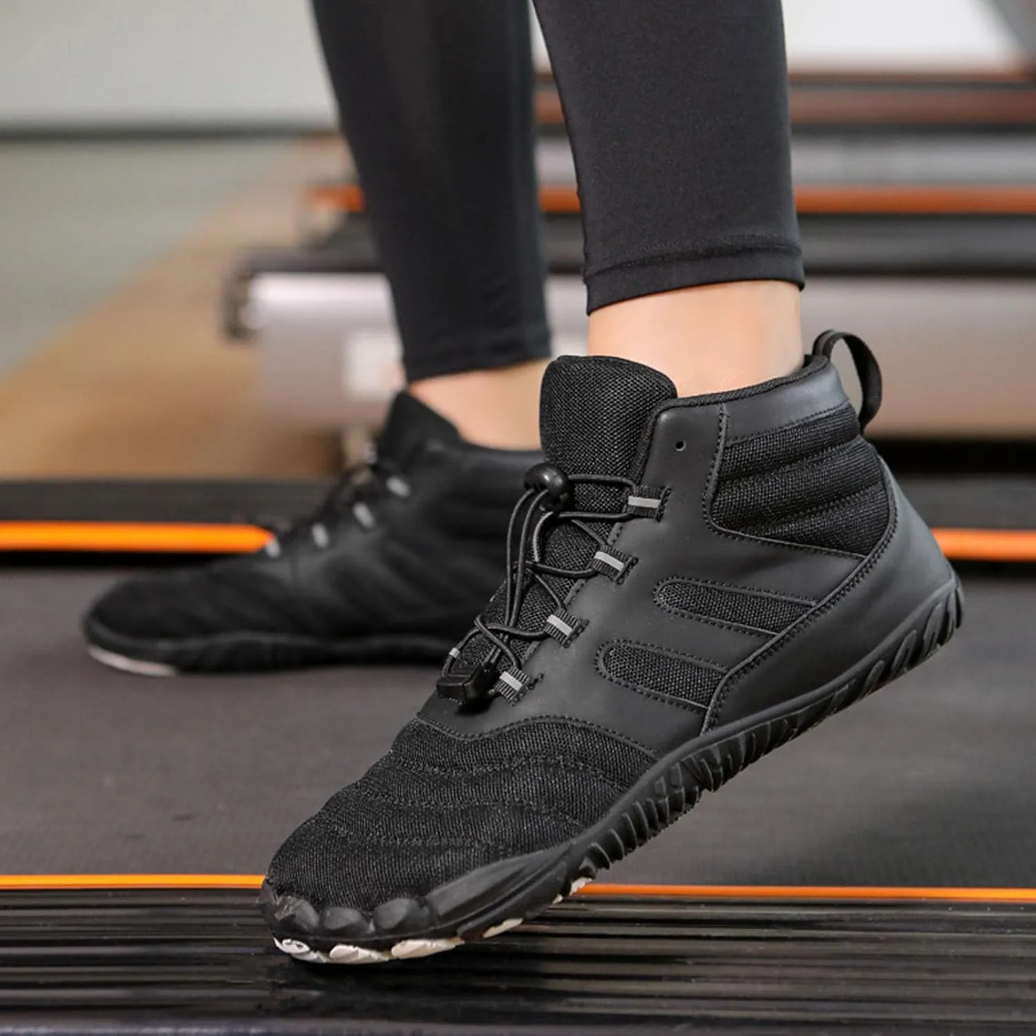 Arch Support Non Slip Minimalist Shoes for Men Lightweight Breathable Slip On Running Shoe Memory Foam Sneaker