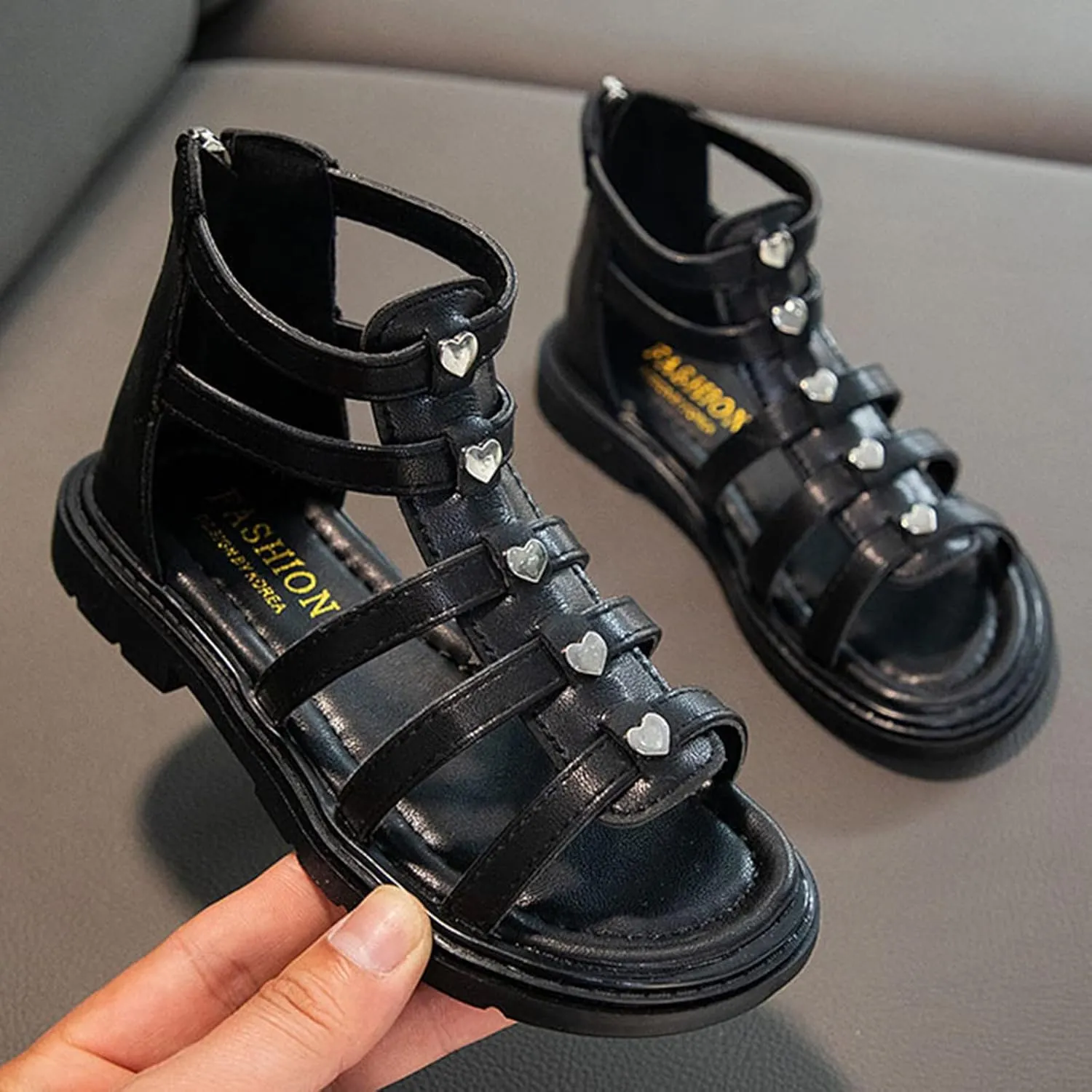 Baby First Walking Shoes Children Sandals Fashion Flat Princess Top Sandals Fashion Roman Sandals Girl Shoes