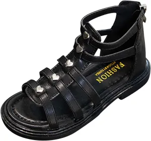 Baby First Walking Shoes Children Sandals Fashion Flat Princess Top Sandals Fashion Roman Sandals Girl Shoes