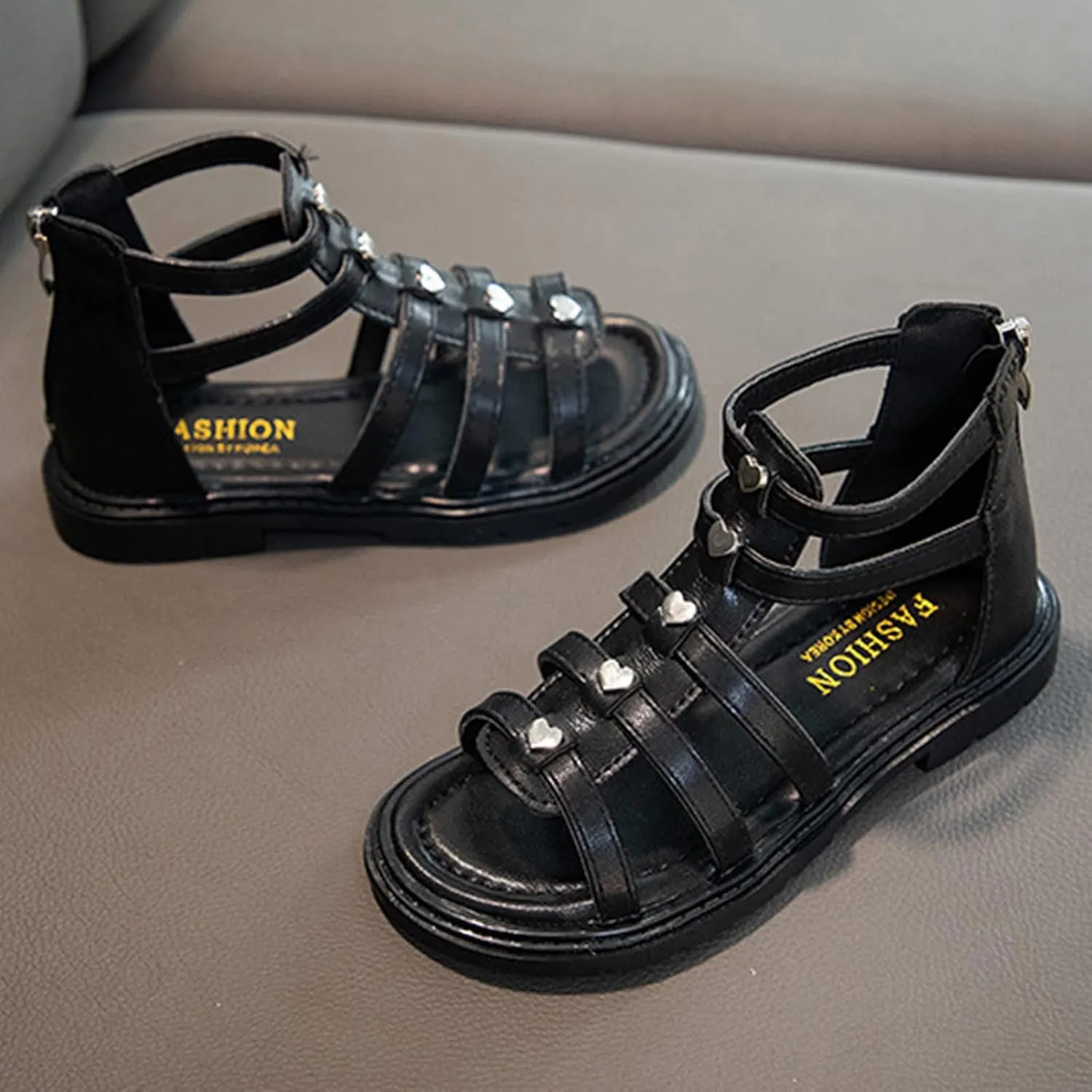 Baby First Walking Shoes Children Sandals Fashion Flat Princess Top Sandals Fashion Roman Sandals Girl Shoes
