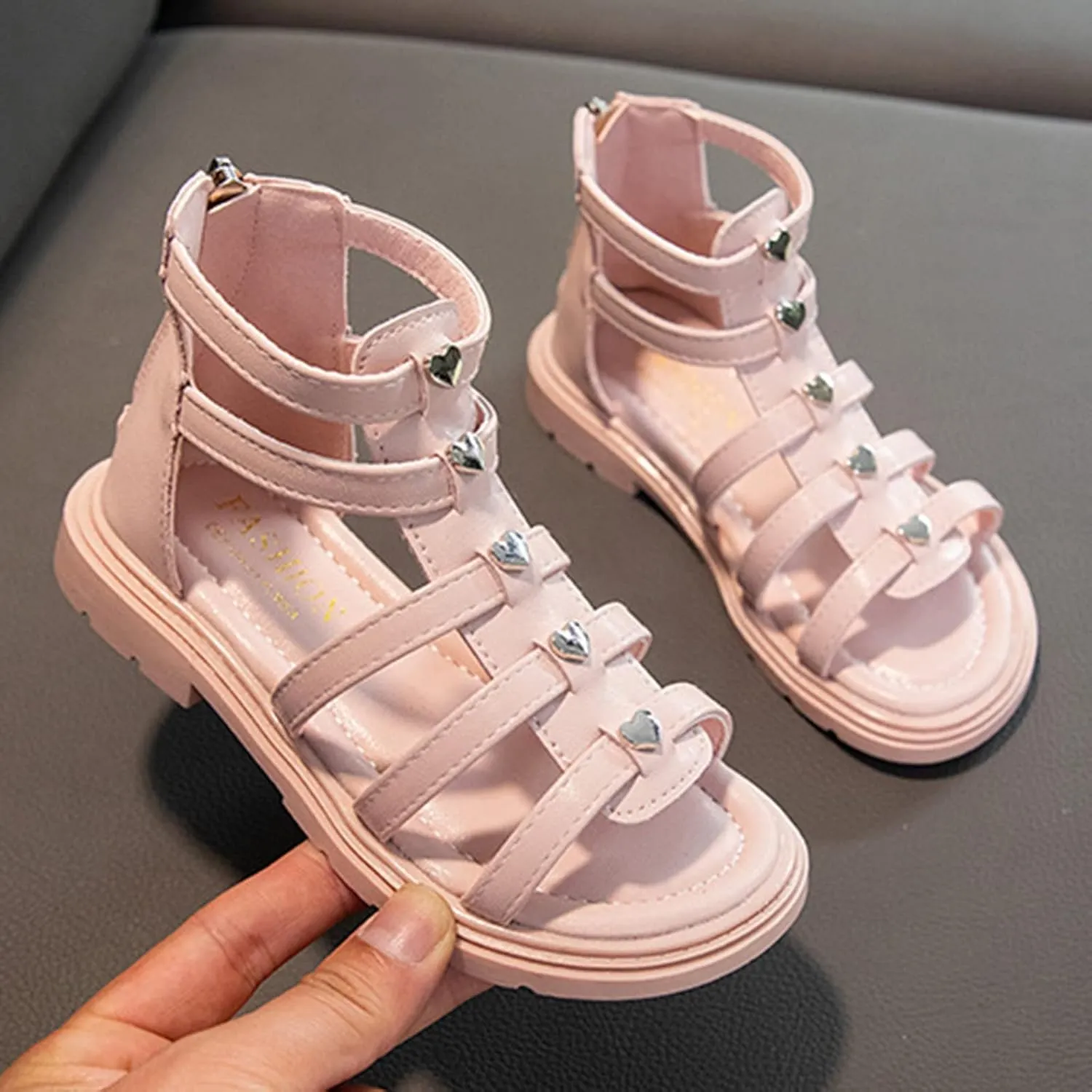 Baby First Walking Shoes Children Sandals Fashion Flat Princess Top Sandals Fashion Roman Sandals Girl Shoes