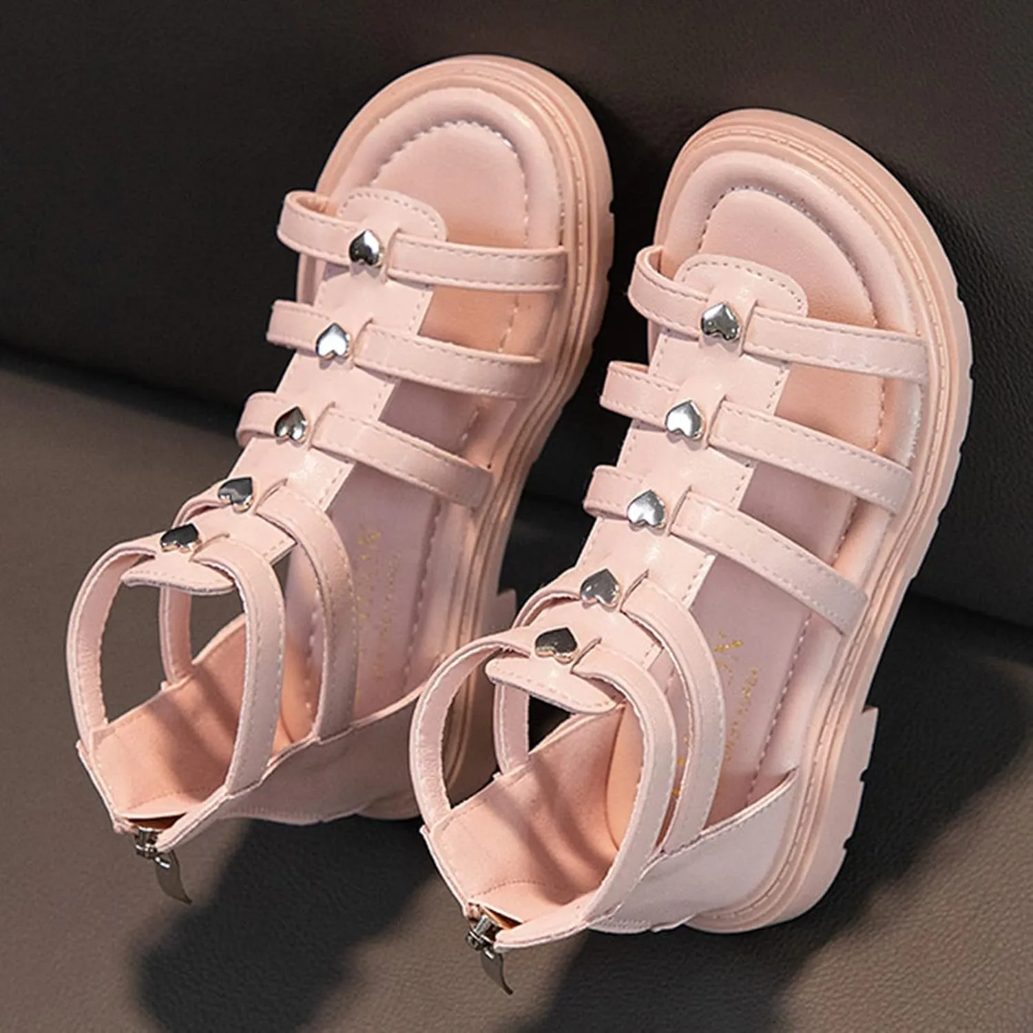 Baby First Walking Shoes Children Sandals Fashion Flat Princess Top Sandals Fashion Roman Sandals Girl Shoes
