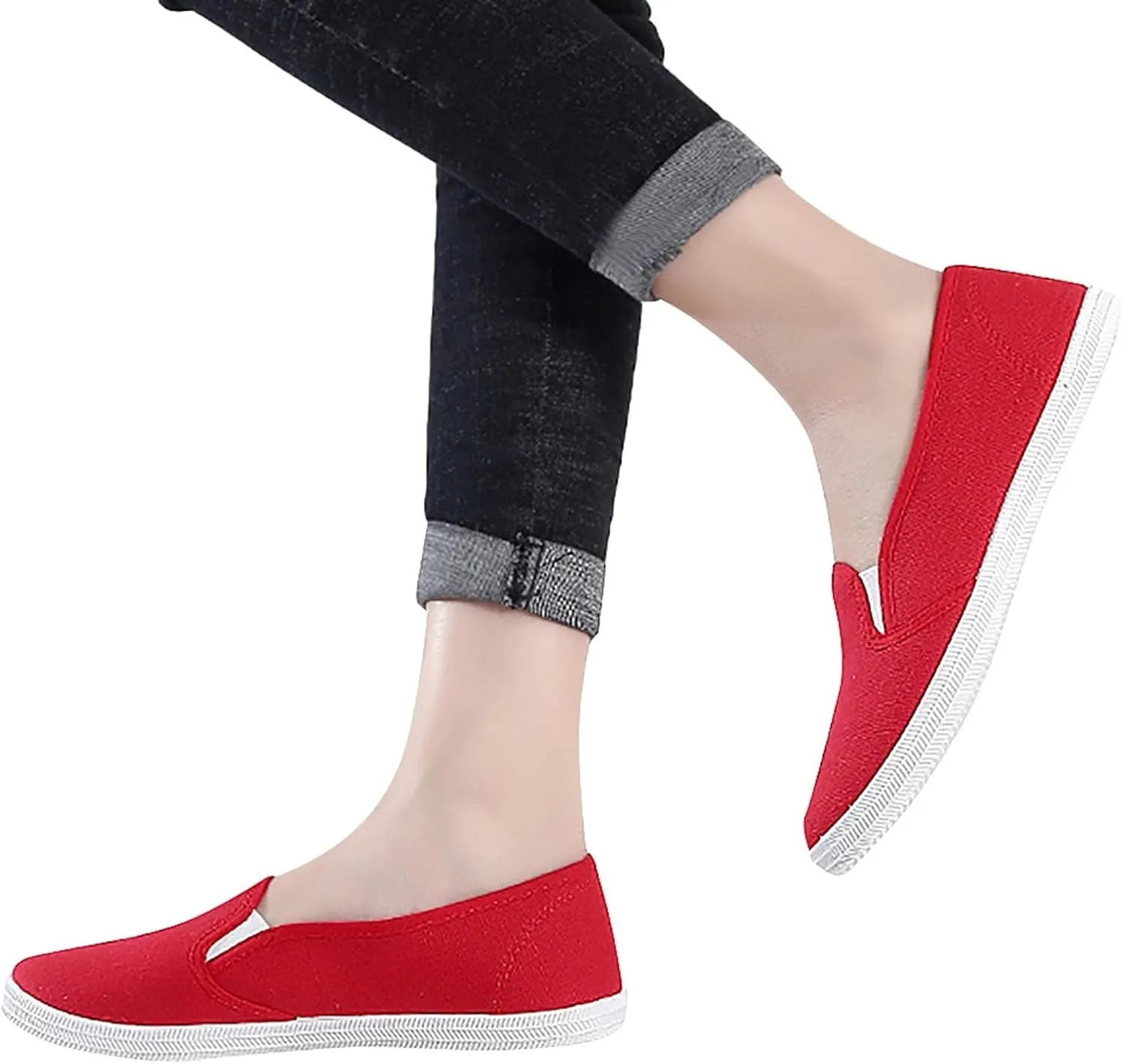 Barefoot Shoes Women Slip on Loafers for Women 2024 Comfortable Dressy Slip onLightweight Breathable Christmas Tennis Shoes for Men Running Shoes for Women
