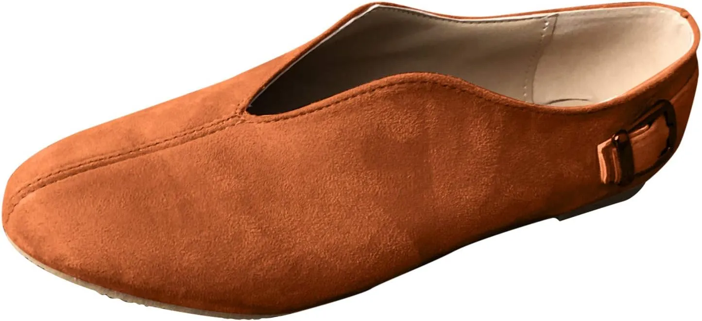 Barefoot Shoes Women Slip on Loafers for Women Round Toe Flats ComfortableKeep Warm Flat Bottom Christmas Running Shoes Women Work Shoes for Men