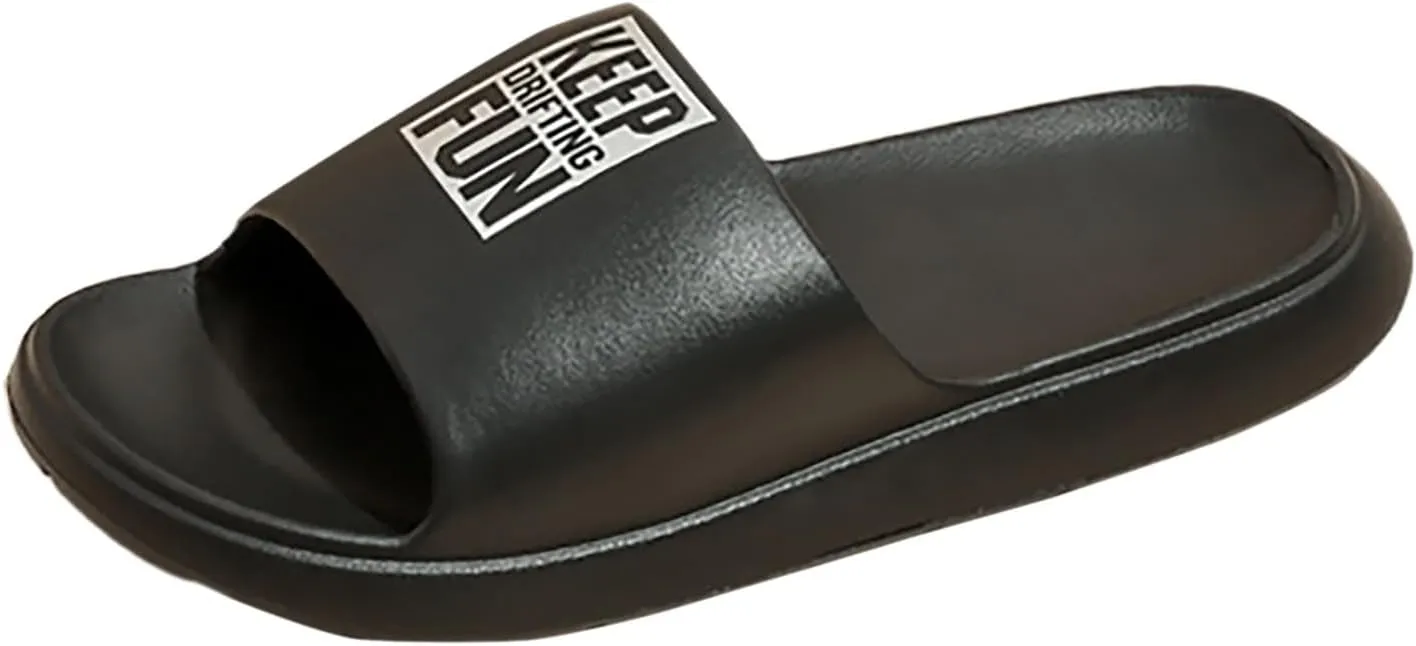 Bathroom Slippers Men Shower Shoes Women Mens Slippers Womens Slides Bathroom Non Slip Ultra Comfort