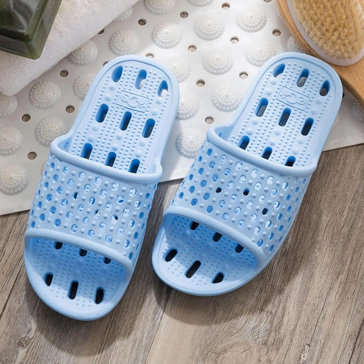 Bathroom Slippers Men Womens Slides Mens Slides Shower Shoes Women Indoor Outdoor Quick Drying Pool Slippers