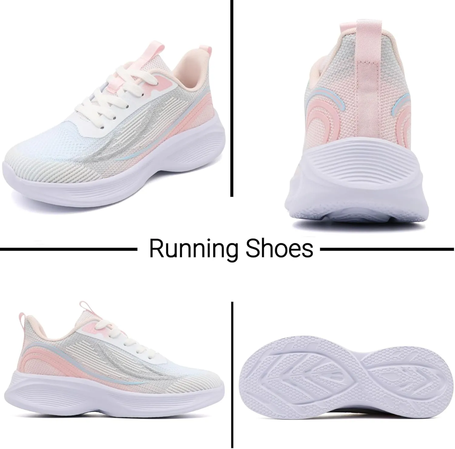 Beita Womens Running Shoes Non Slip Walking Sneakers Breathable Sports Shoes for Gym Travel Work