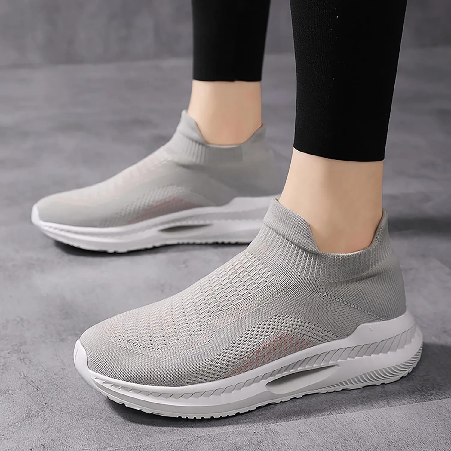 Black Tennis Shoes Women Slip Ons Womens Tennis Shoes Size 8.5 Slip On Casual Shoes for Women 2023 Wide Orthopedic Plantar Fasciitis Shoes Women Black Flats Ropa De Ejercicios para Mujer Gym