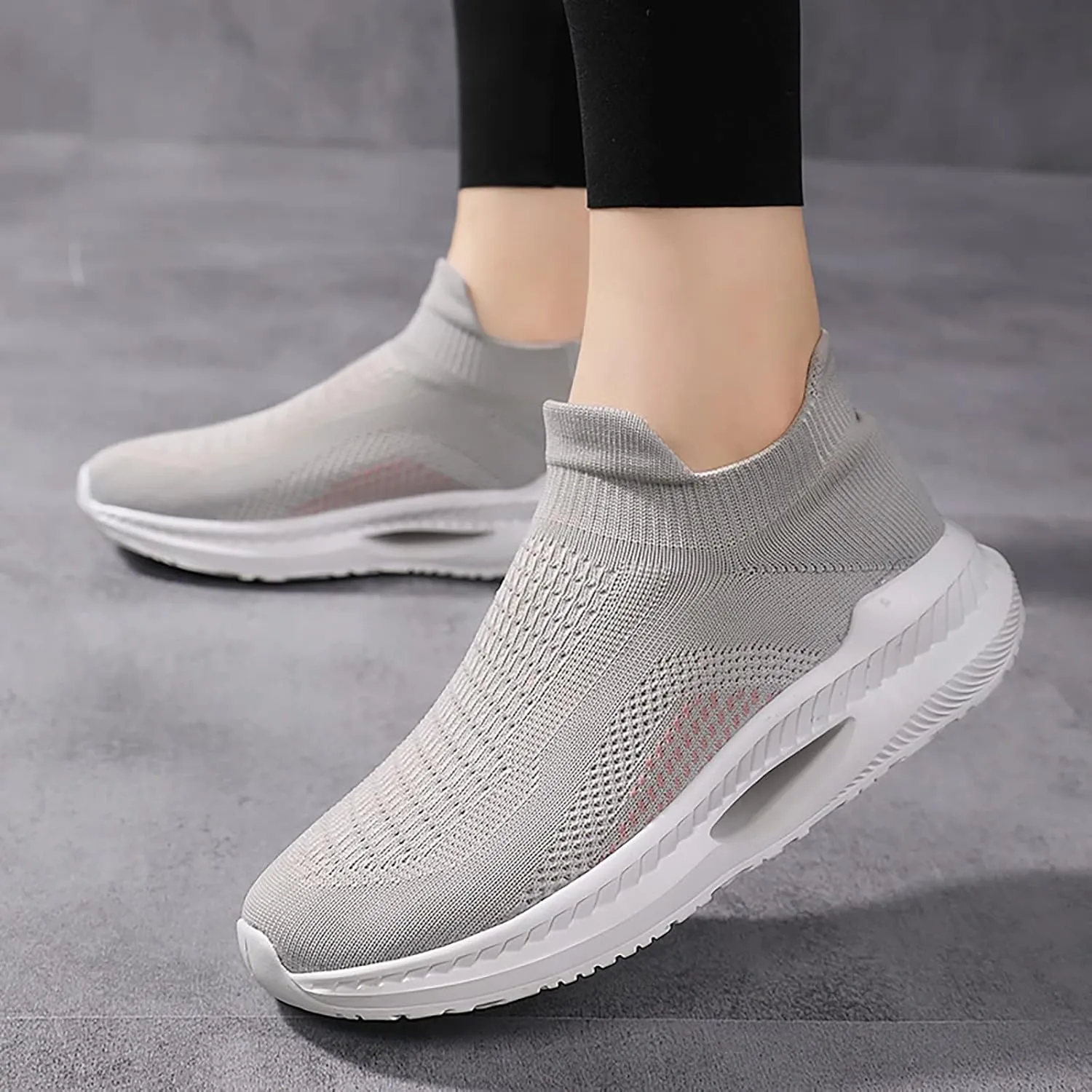 Black Tennis Shoes Women Slip Ons Womens Tennis Shoes Size 8.5 Slip On Casual Shoes for Women 2023 Wide Orthopedic Plantar Fasciitis Shoes Women Black Flats Ropa De Ejercicios para Mujer Gym