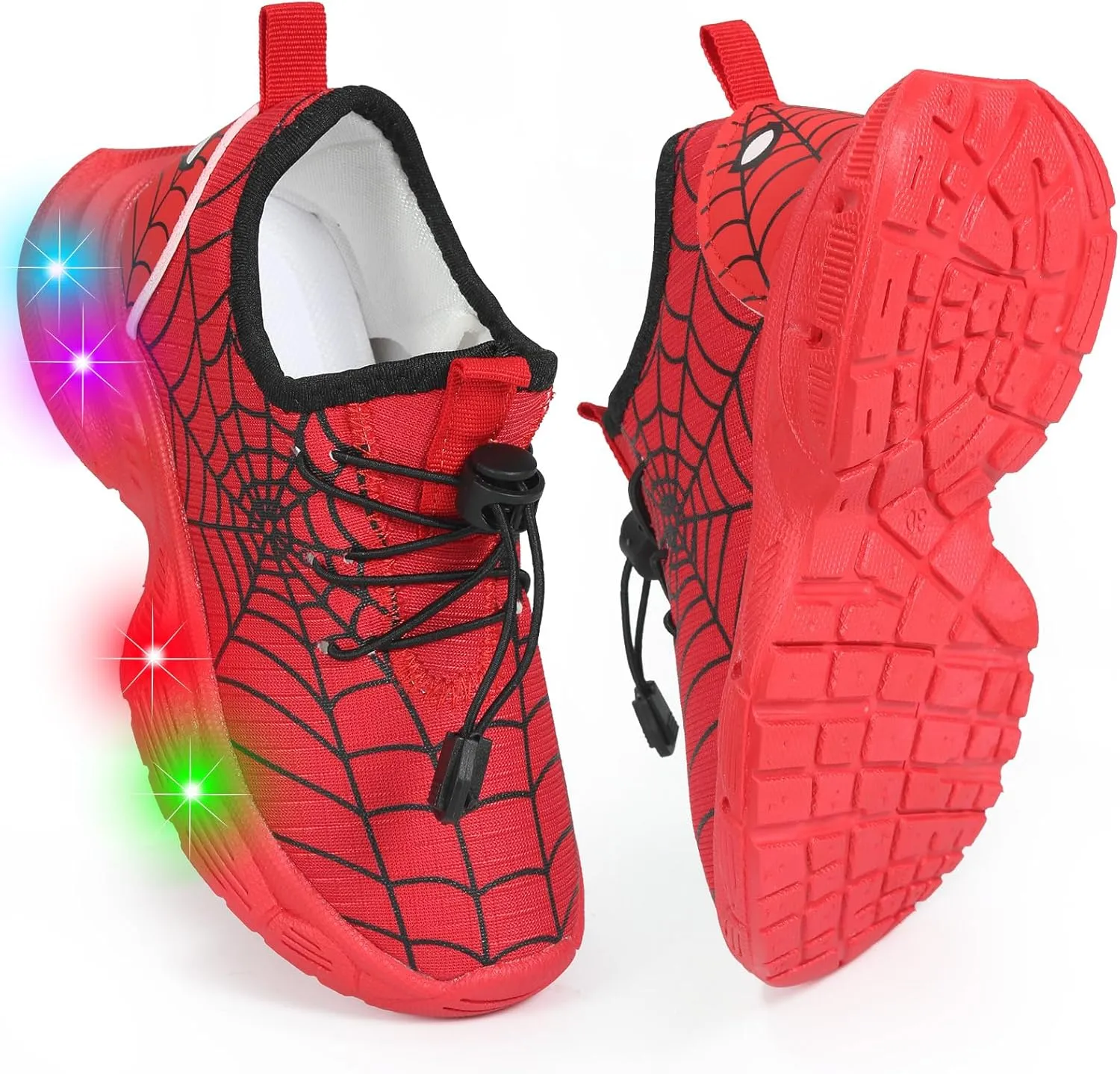 Boy Festive Tennis Shoes for Children's Parties Breathable Light Up LED Shoes for Kids