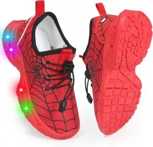 Boy Festive Tennis Shoes for Children's Parties Breathable Light Up LED Shoes for Kids