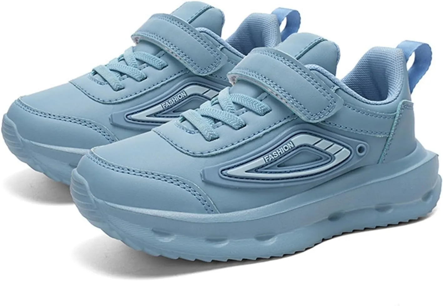 Boys Girls Fitness Workout Running Training Shoes Adjustable Mesh Lightweight Walking Supportive Active Sneaker