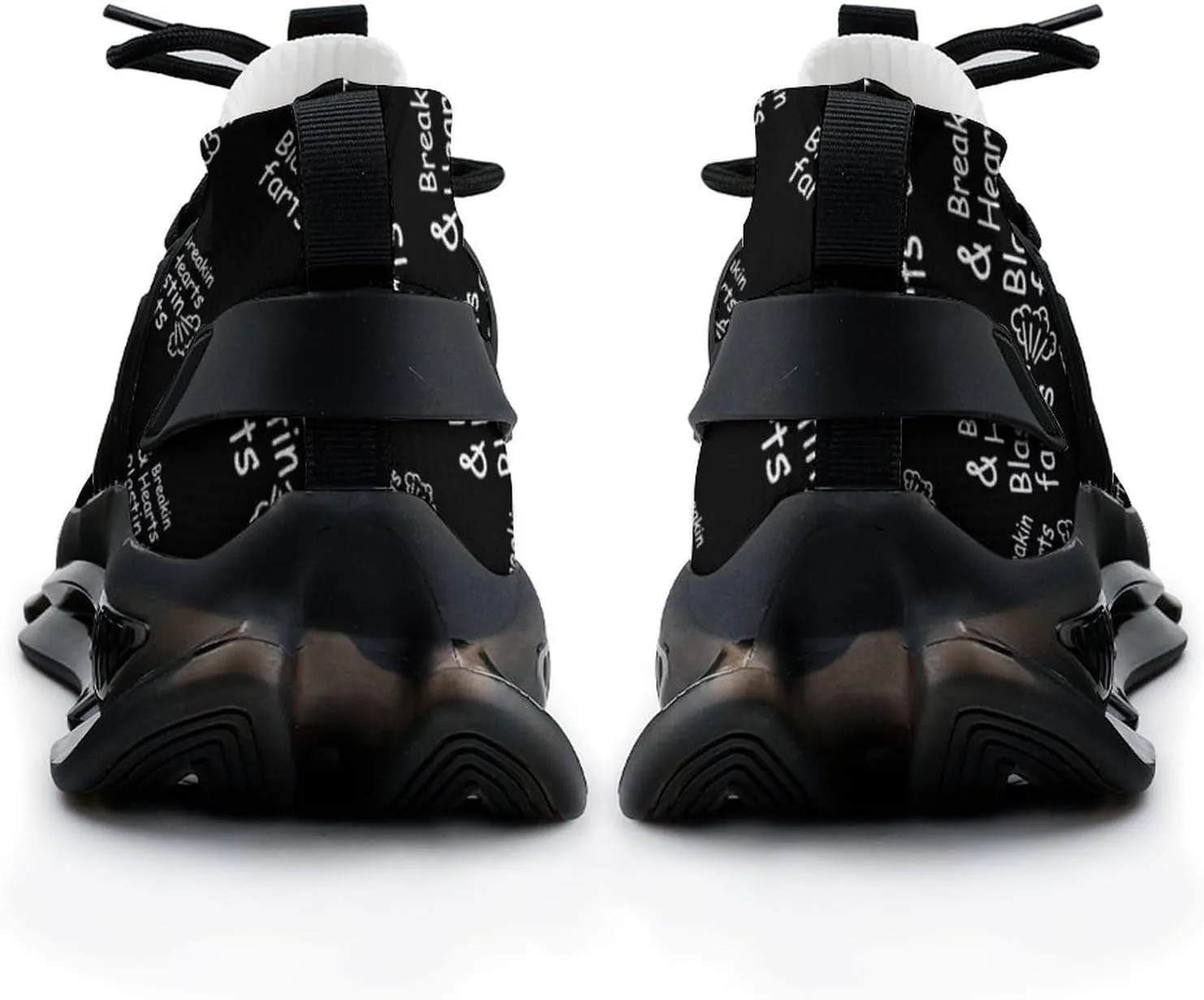Breakin Hearts Blastin Farts Men's Running Shoes Lightweight Walking Shoe Breathable Sneaker
