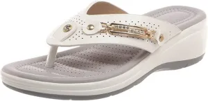 Breathe Arch Support Sandal for Women Casual Clip Toe Hollow Out Slippers Solid Platform Thong Sandals