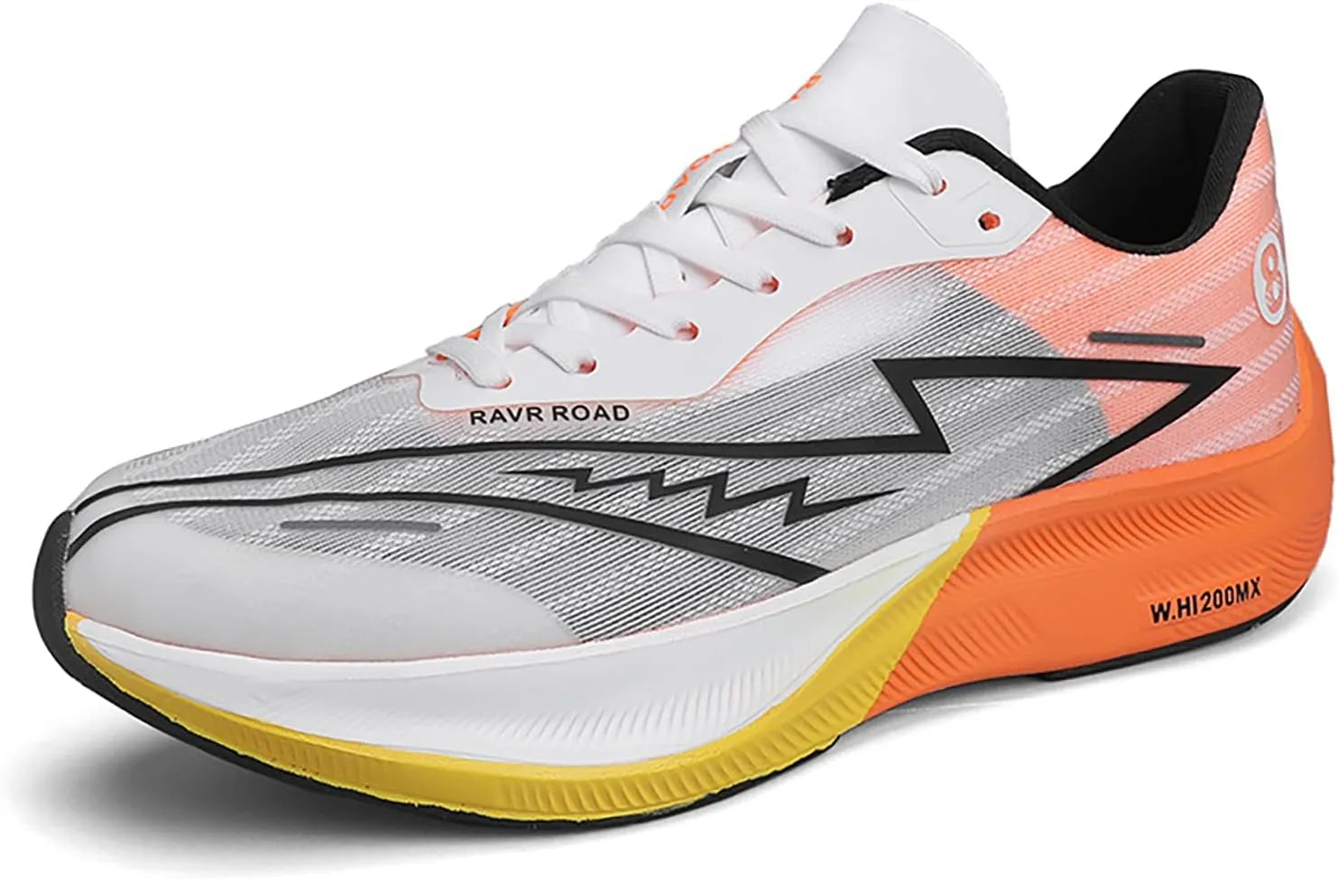 Carbon Plate Running Shoes Men Road Running Shoes Tennis Shoes Wide Arch Support Lightweight Breathable Walking Sneakers