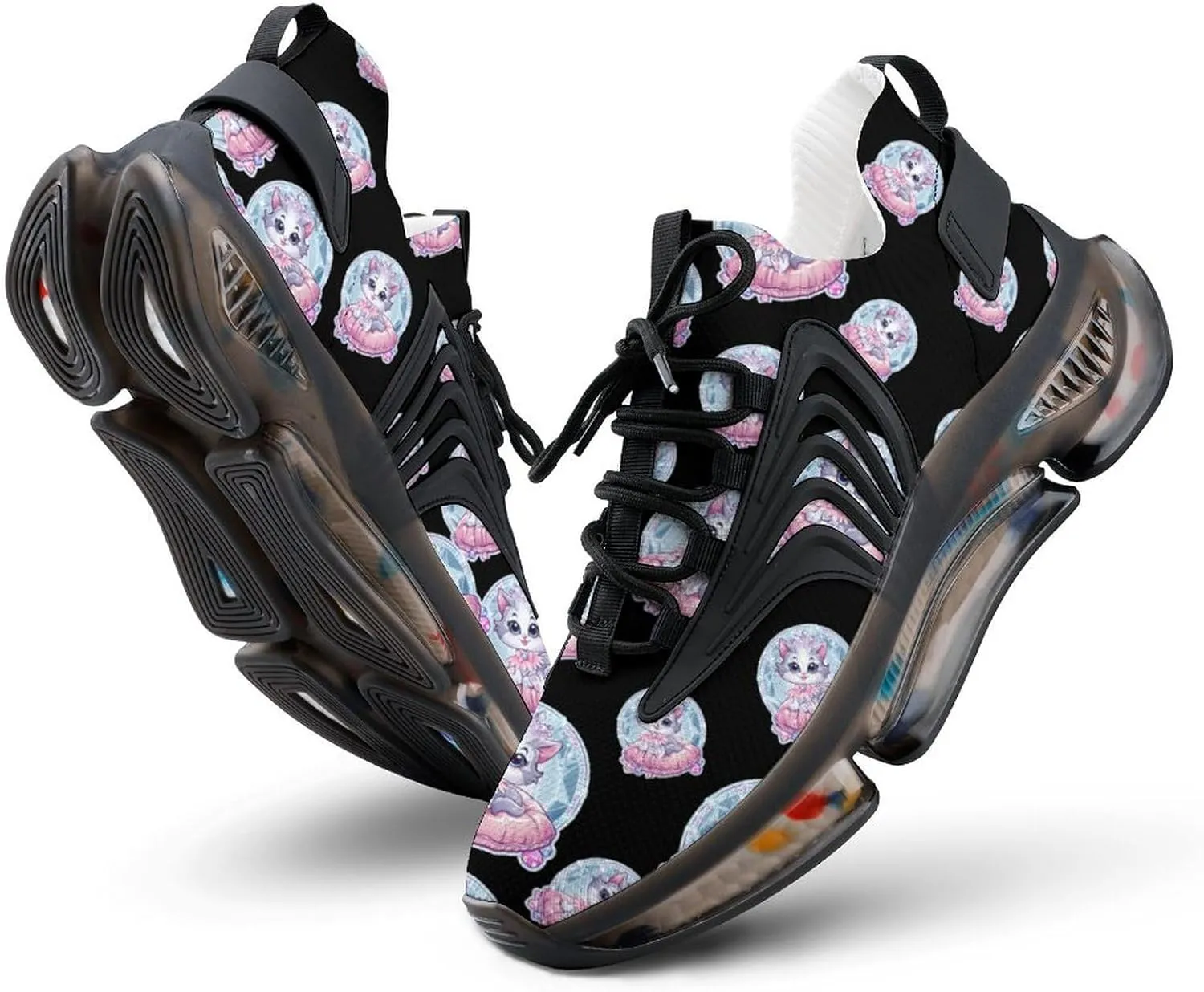 Cat Cute Princess Men's Running Shoes Lightweight Walking Shoe Breathable Sneaker