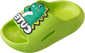 Classic Open Toe Flat Sandals Boys And Girls Slippers Comfortable Soft Sole Thick Bottom Non Slip Home Cute Cartoon Slippers