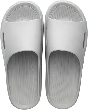 Cloud Slides Men's Athletic Outdoor Sandals Slides Non Slip Quick Drying Bathroom Slippers for Women Men