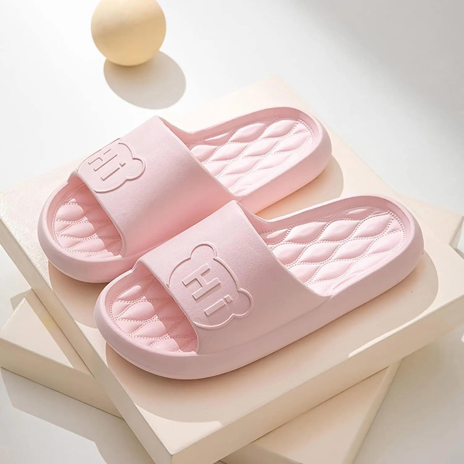 Cloud Slippers for Men Slides for Women Mens Slides Shower Shoes Women Beach Quick Drying Spa Slippers