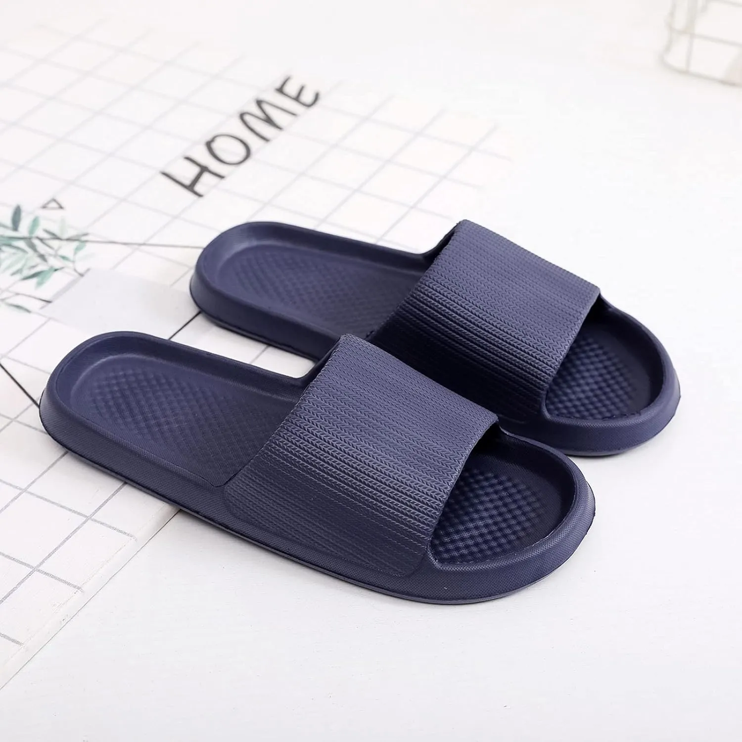 Cloud Slippers for Men Slides for Women Mens Slides Shower Shoes Women Open Toe Pool House Slippers