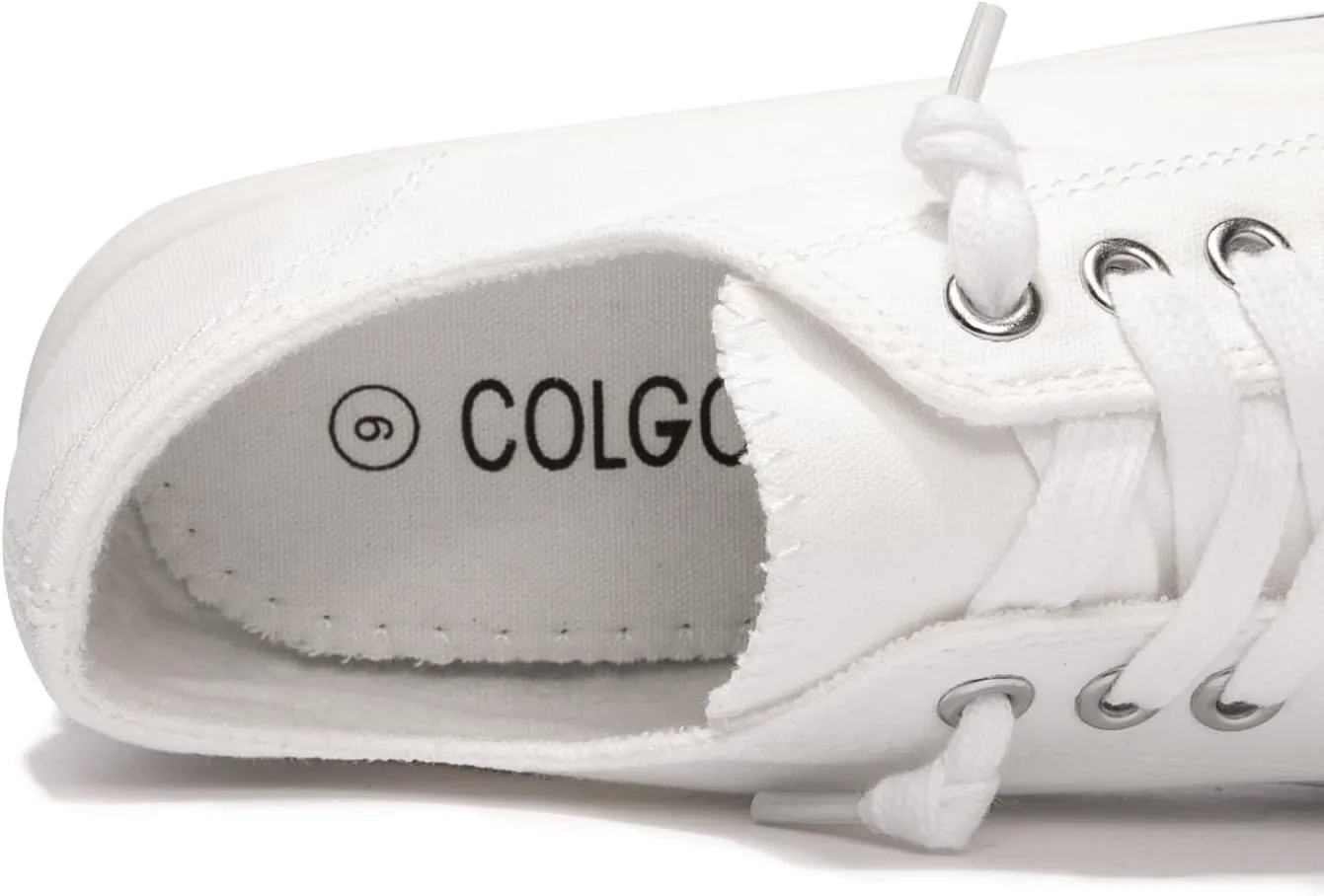 Colgo All-Day Comfort Slip On Sneakers Women - Breathable Canvas, Non-Lace Design, Easy-to-Clean Tennis Shoes Women's Fashion Sneakers