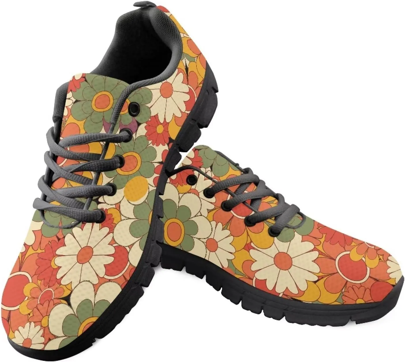 Coloranimal Gym Sports Athletic Trail Sneakers Comfort Go Easy Walking Lace-up Footwear…