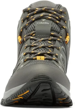 Columbia Mens Granite Trail Mid Waterproof, Dark Grey/Raw Honey, 7