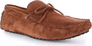 Cruz Men's Suede Leather Slip On Driving Shoes, Timeless Comfort and Grip