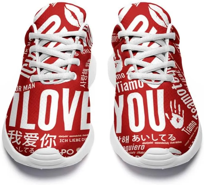 Custom Skull Running Shoes for Women Men Mesh Breathable Comfort Walking Sneaker Sports Athletic Halloween Shoes