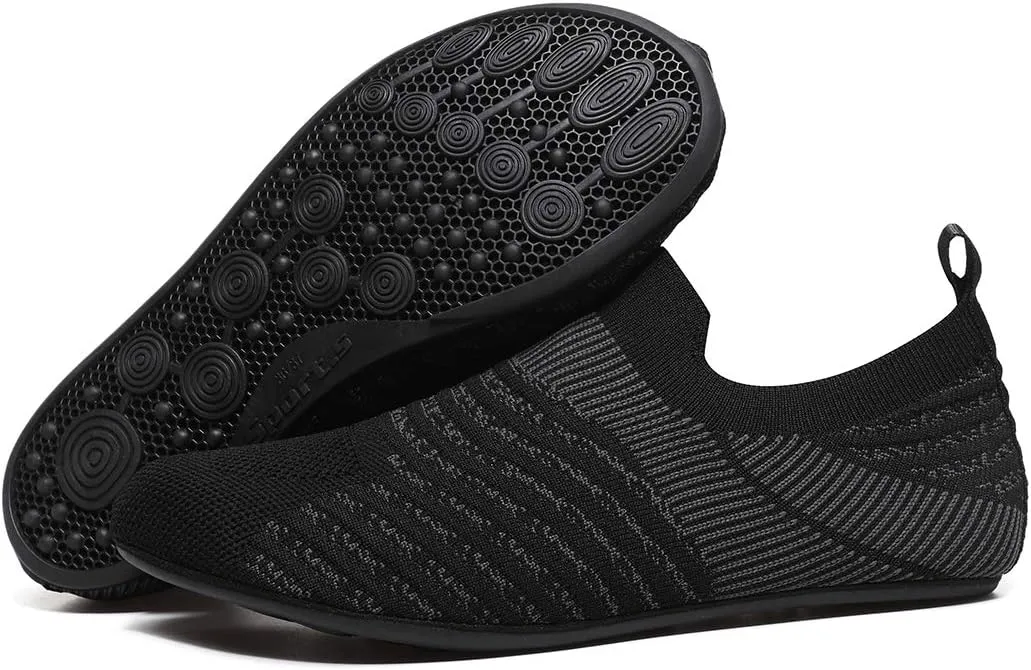 ditont Non-Slip Indoor House Slippers Lightweight Comfortable Grip House Home Shoes for Men Women
