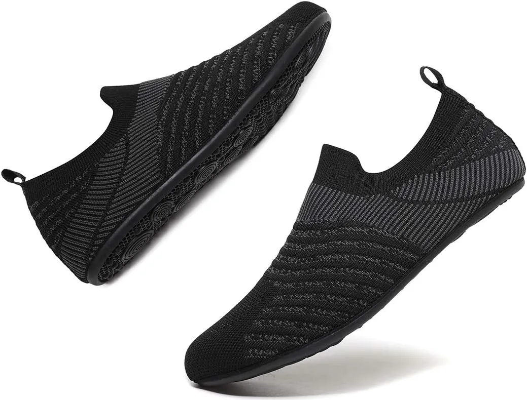 ditont Non-Slip Indoor House Slippers Lightweight Comfortable Grip House Home Shoes for Men Women