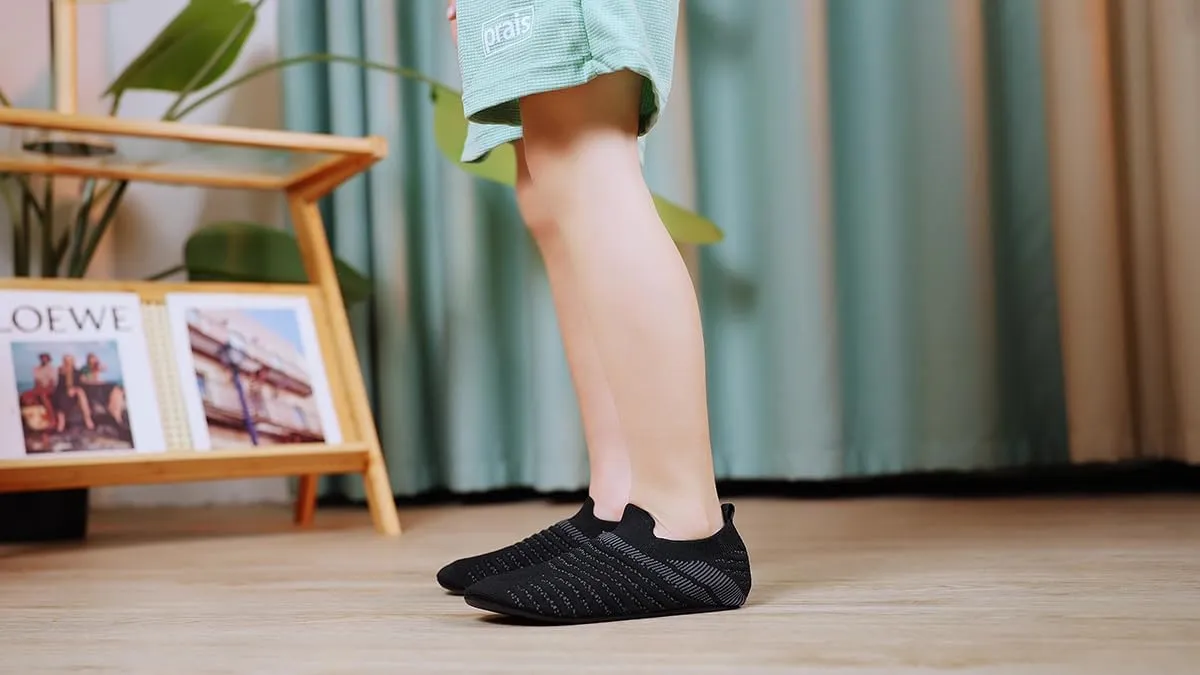 ditont Toddler Slippers Non-Slip Lightweight Comfortable Kids Indoor Grip House Home Shoes for Boys Girl