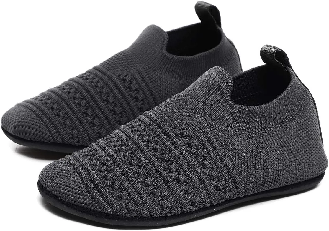 ditont Toddler Slippers Non-Slip Lightweight Comfortable Kids Indoor Grip House Home Shoes for Boys Girl