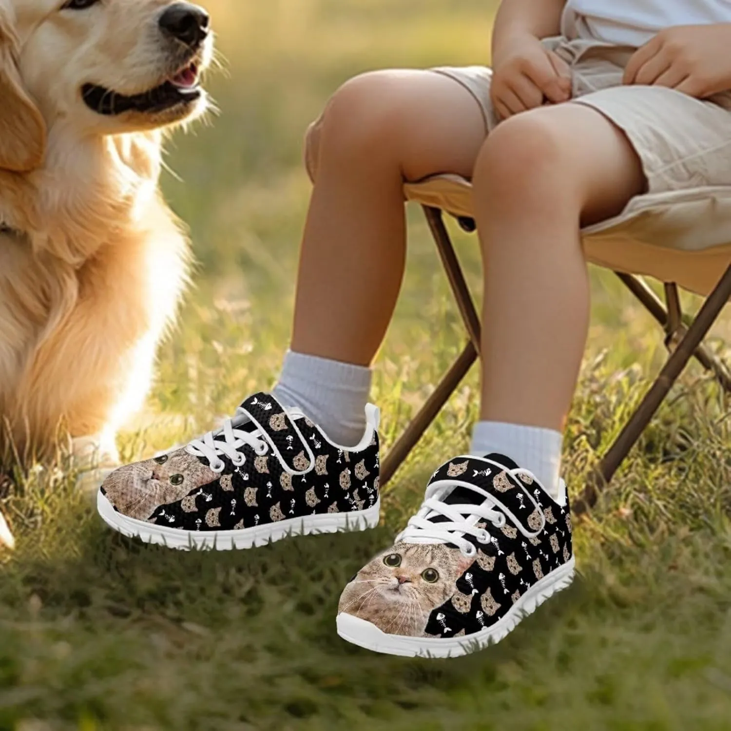 Doojoayie Athletic Shoes for Kids Girls for Active Kids Play Running Jogging Shoes