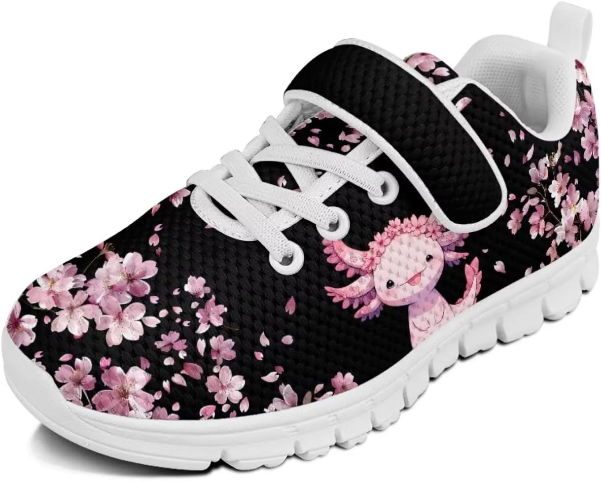 Doojoayie Athletic Shoes for Kids Girls for Active Kids Play Running Jogging Shoes