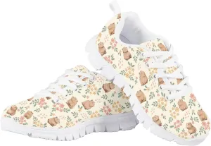 Doojoayie Little Girls Running Shoes Tennis Shoes for Kids School Casual Sneakers