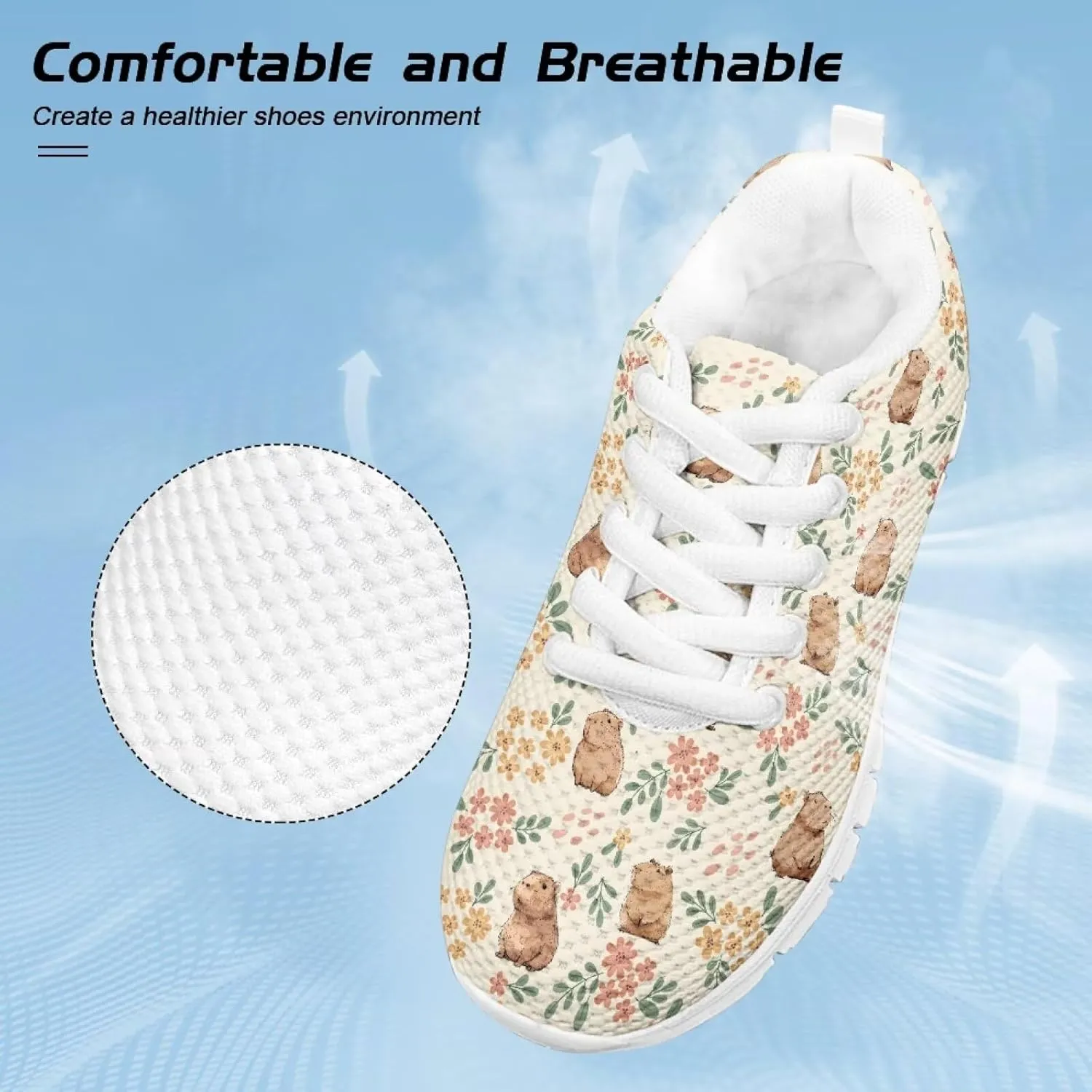Doojoayie Little Girls Running Shoes Tennis Shoes for Kids School Casual Sneakers