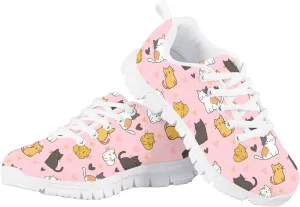 Doojoayie Little Girls Running Shoes Tennis Shoes for Kids School Casual Sneakers