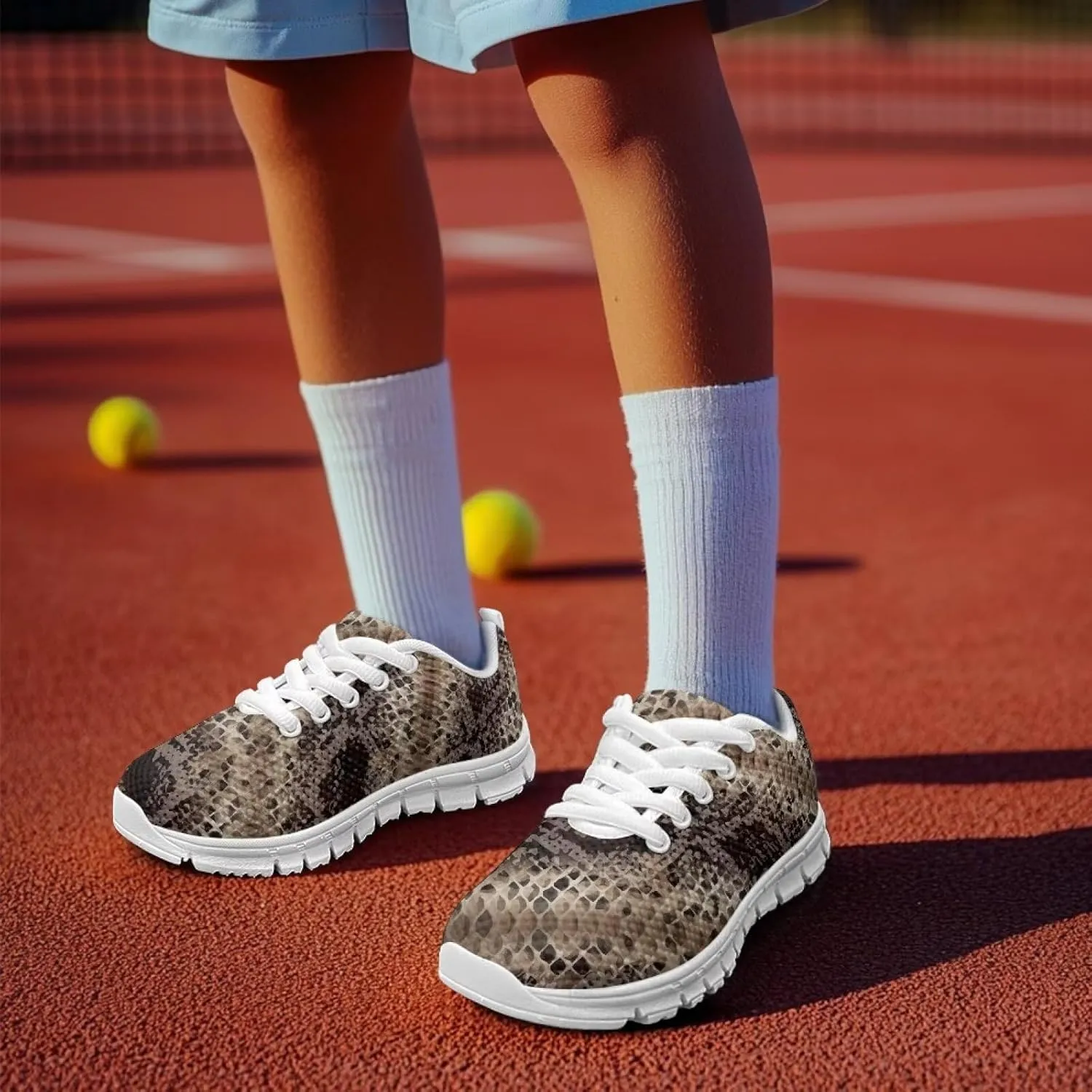 Doojoayie Trendy Tennis Sneakers for Boys Back to School Shoes Casual Active Play