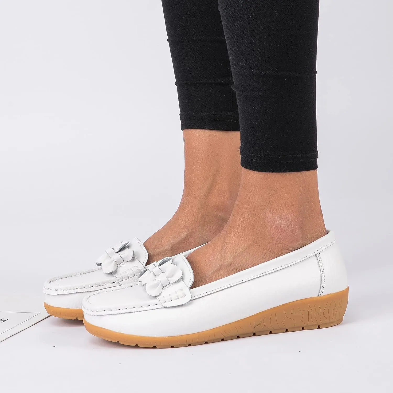 Dress Shoes for Women Business Casual Mens Loafers Loafers for Women CasualCover Heel Round Toe Christmas Tennis Shoes for Women Non Slip Work Shoes for Men