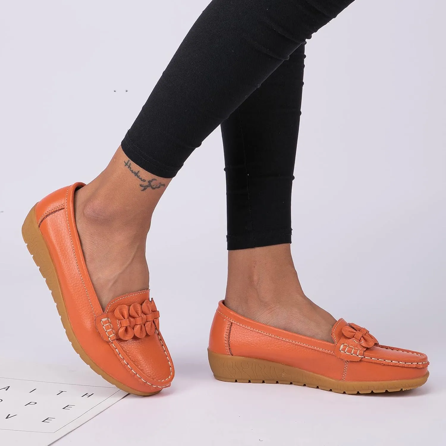Dress Shoes for Women Business Casual Mens Loafers Loafers for Women CasualCover Heel Round Toe Christmas Tennis Shoes for Women Non Slip Work Shoes for Men