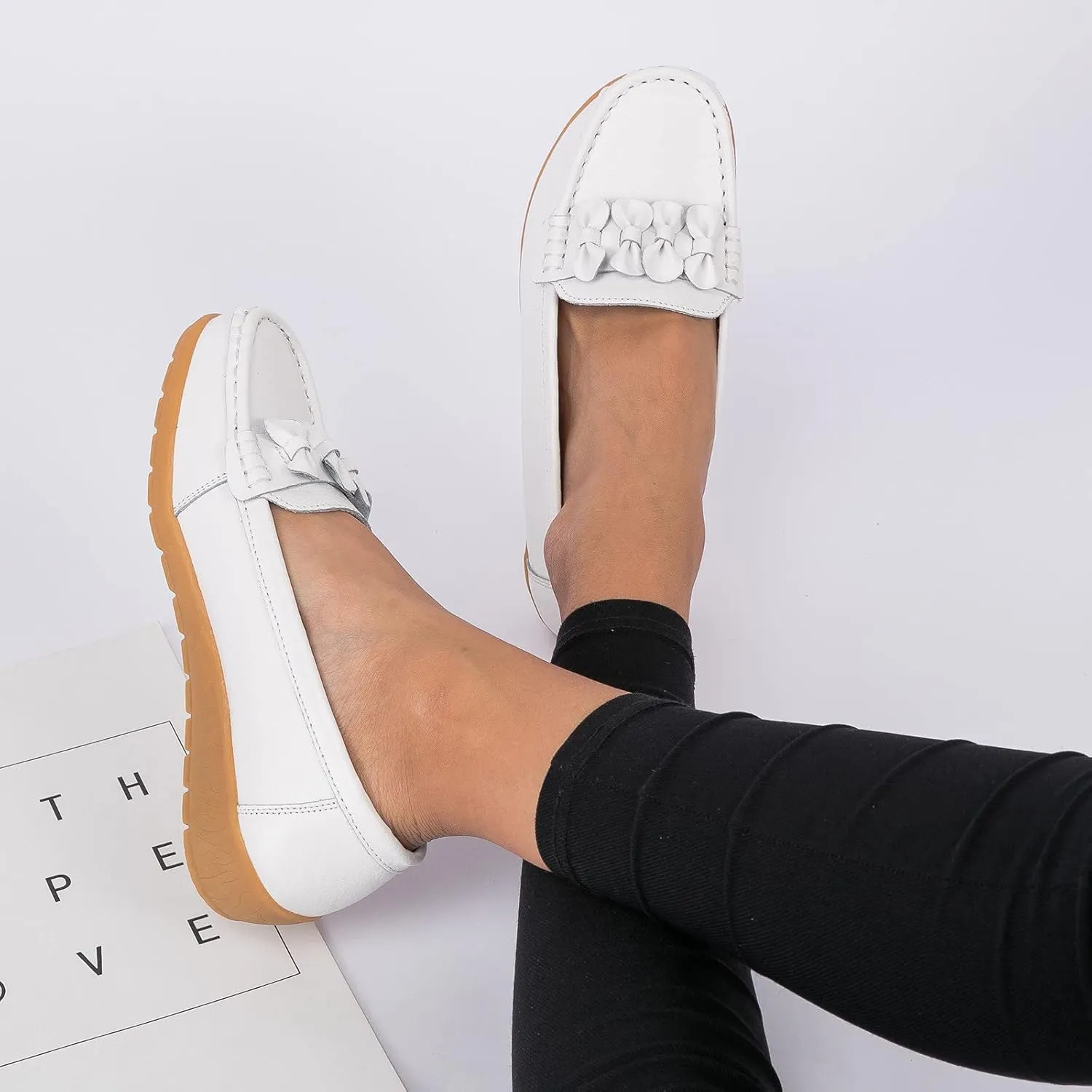 Dress Shoes for Women Business Casual Mens Loafers Loafers for Women CasualCover Heel Round Toe Christmas Tennis Shoes for Women Non Slip Work Shoes for Men