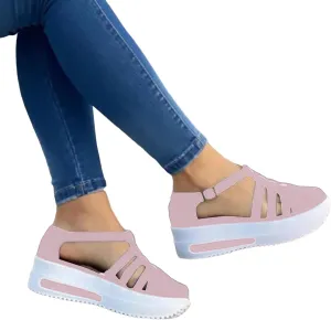Eduavar Sandals for Women Casual, Sandals Women Summer Beach Sandals Black Sandals Flat Slippers Ring Toe Sandals