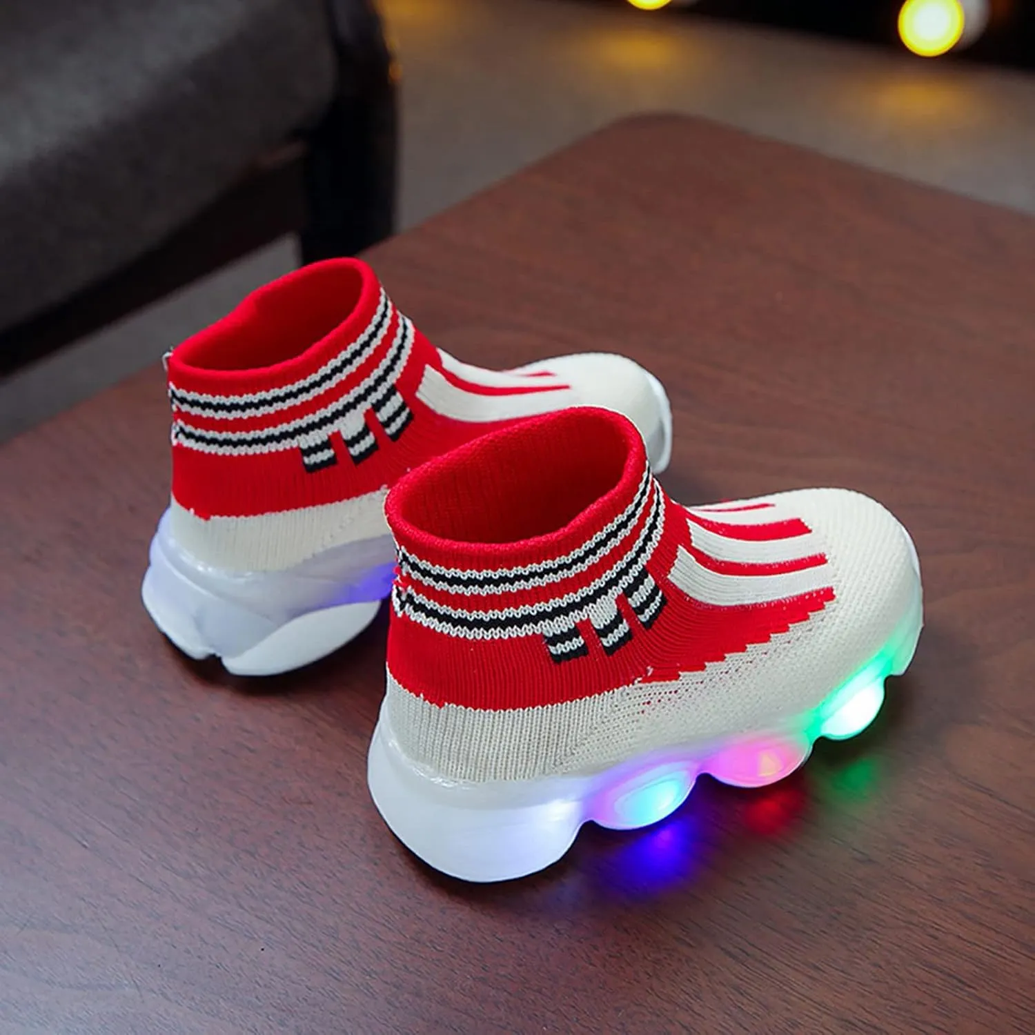 EnJoCho Baby Breathable Shoes Led Light Children Sport Luminous Shoes Girls Kids Baby Shoes Running Shoes