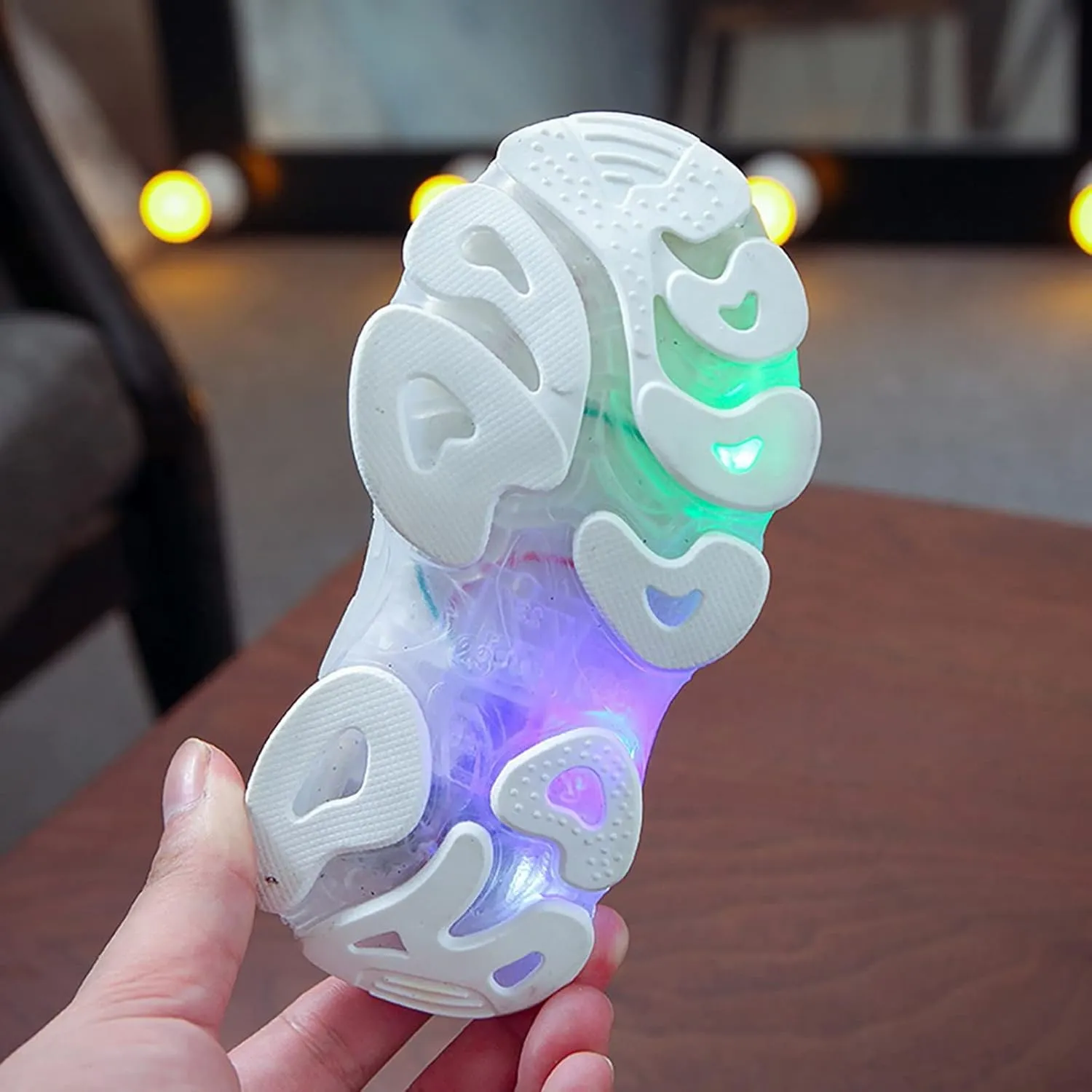 EnJoCho Baby Breathable Shoes Led Light Children Sport Luminous Shoes Girls Kids Baby Shoes Running Shoes